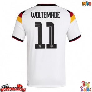 Germany Nick Woltemade #11 Replica Home Stadium Shirt World Cup 2026 Short Sleeve
